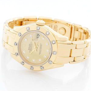 Rolex Ladies Masterpiece/Pearlmaster Watch  69318 Champagne Dial