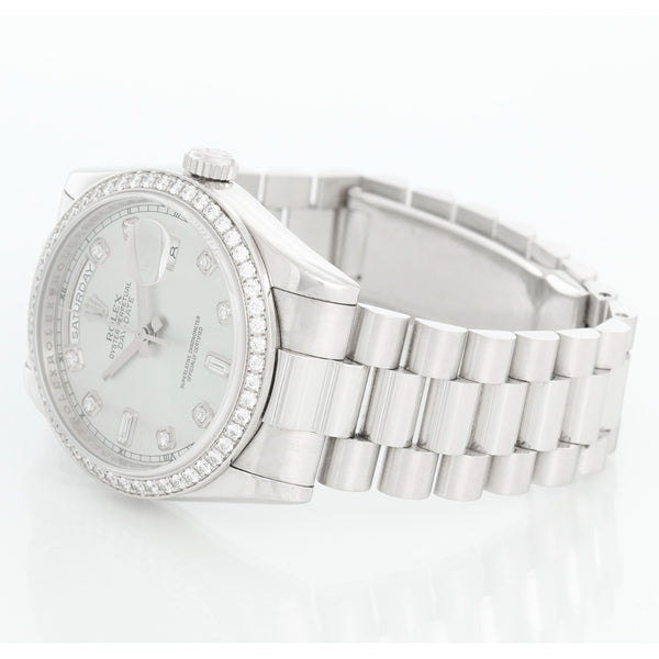 Rolex Platinum President  Day-Date Men's Watch 118346