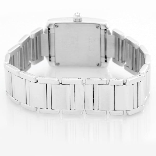 Cartier Tank Francaise 18k White Gold & Diamonds Ladies Watch WE1002S3 2403