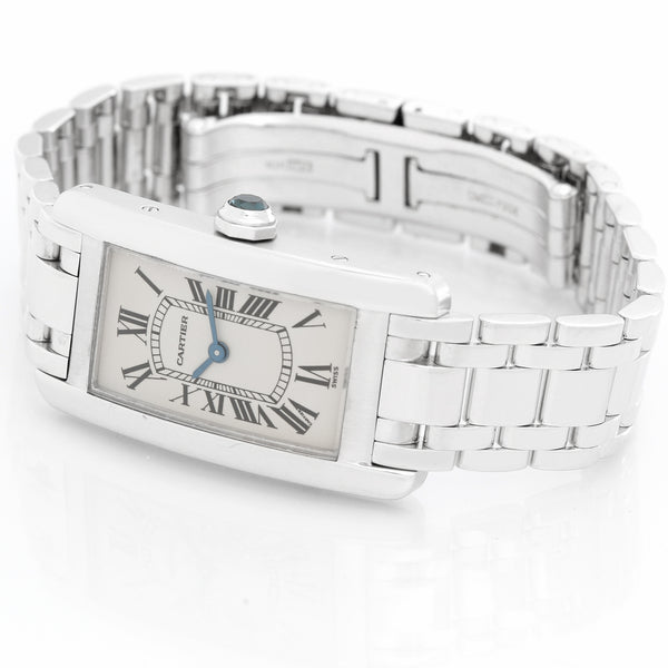 Cartier Tank Americaine Ladies White Gold W26019L1 1713