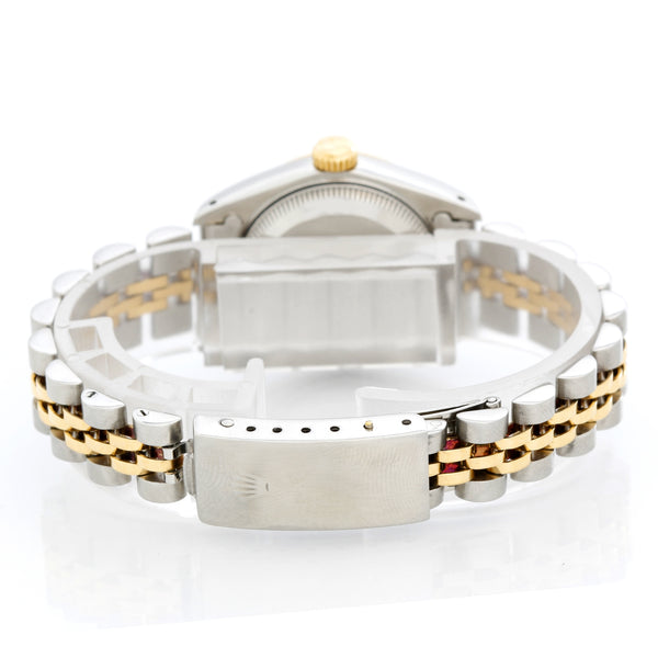 Rolex Ladies Datejust 2-Tone Watch 69173 Champagne Dial