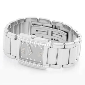 Patek Philippe Twenty-4 Ladies Steel & Diamond Watch 4910 10A