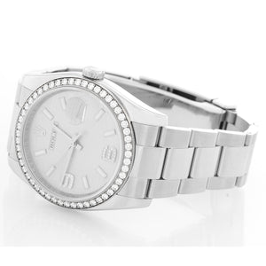 Rolex Datejust Diamond Bezel Men's Watch 116244