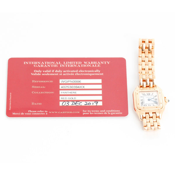 Cartier Rose Gold Ladies Panther WGPN0006