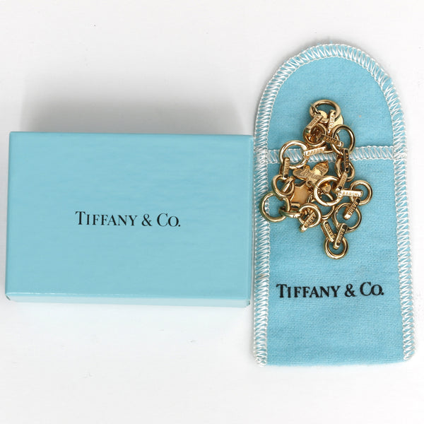 Aaron Basha Open Link Charm Bracelet with Tiffany & Co. Charms