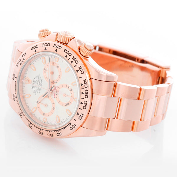 Rolex Cosmograph Everose Gold Daytona 18k Watch 116505