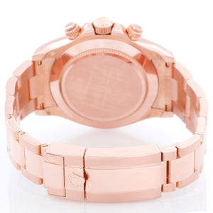 Rolex Cosmograph Everose Gold Daytona 18k Watch 116505