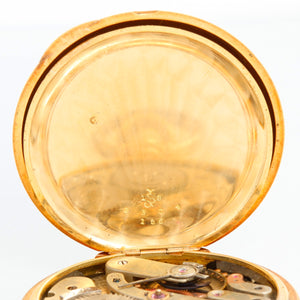 R. Lannier 18k Yellow Gold Men's Pocket Watch