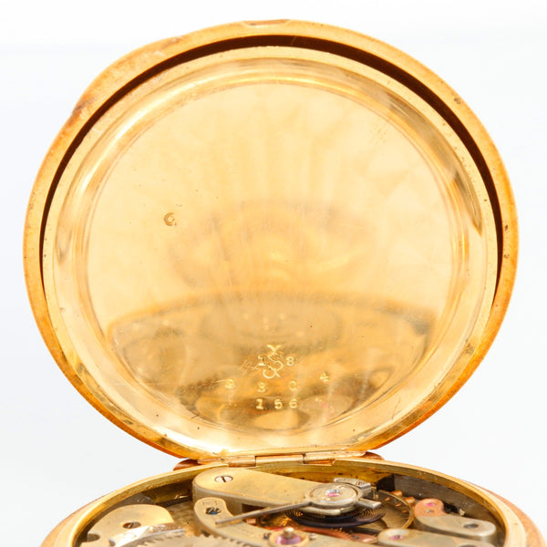 R. Lannier 18k Yellow Gold Men's Pocket Watch