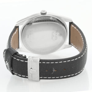 Rolex Cellini Danaos 18k White Gold Men's Watch Black Dial 4243