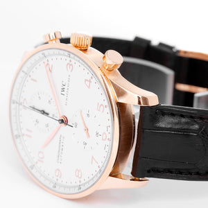 IWC Portuguese Chronograph Rose Gold Men's Watch