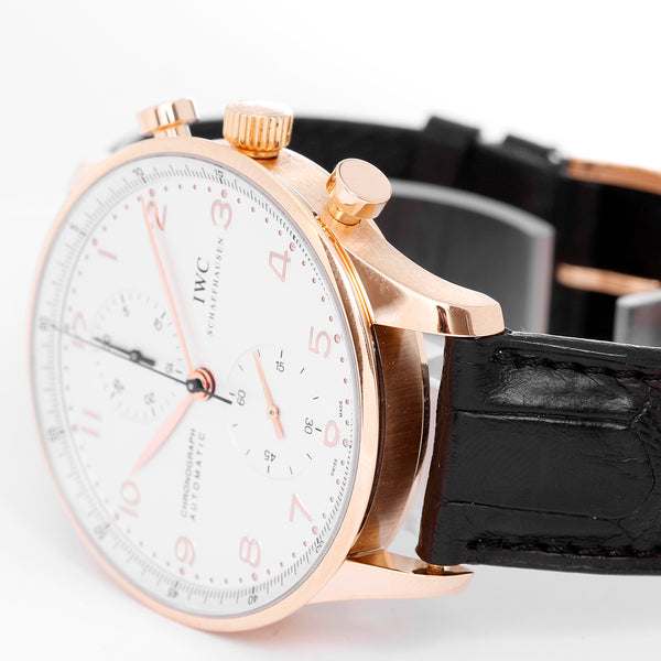 IWC Portuguese Chronograph Rose Gold Men's Watch