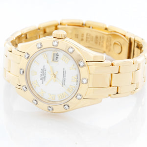Rolex Datejust Pearlmaster Ladies Diamond Watch 80318