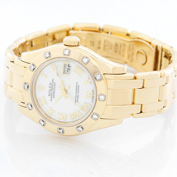 Rolex Datejust Pearlmaster Ladies Diamond Watch 80318