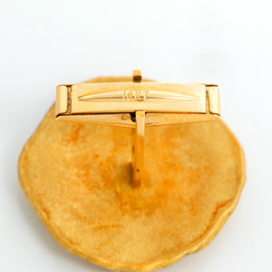 18K Yellow Gold King Midas Cufflinks