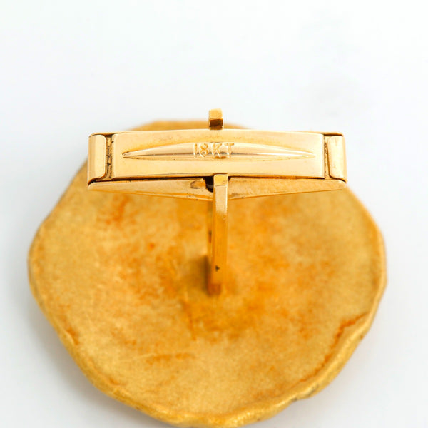 18K Yellow Gold King Midas Cufflinks