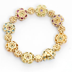 Pasquale Bruni Multistone Floral Bracelet