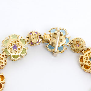 Pasquale Bruni Multistone Floral Bracelet
