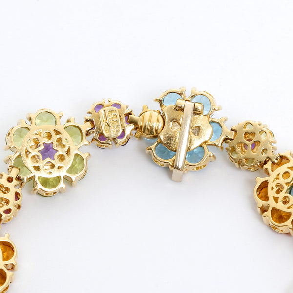 Pasquale Bruni Multistone Floral Bracelet