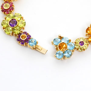 Pasquale Bruni Multistone Floral Bracelet