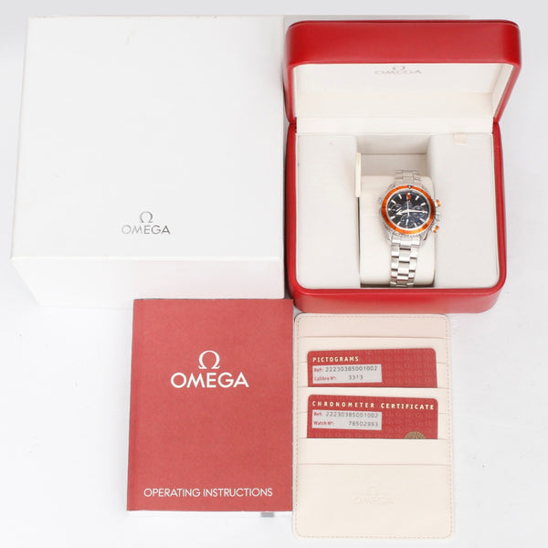 Omega Seamaster Planet Ocean Chronograph Mens Watch 222.30.38.50.01.002