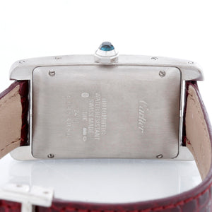 Cartier Tank Americaine 18k White Gold  Men's or Ladies Midsize Watch W2603656 2490