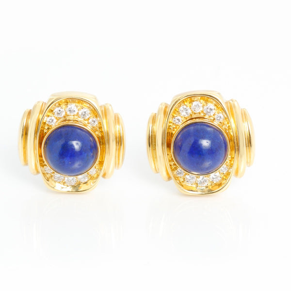 Steven Lagos 18K Yellow Gold Interchangeable Gemstone Earrings