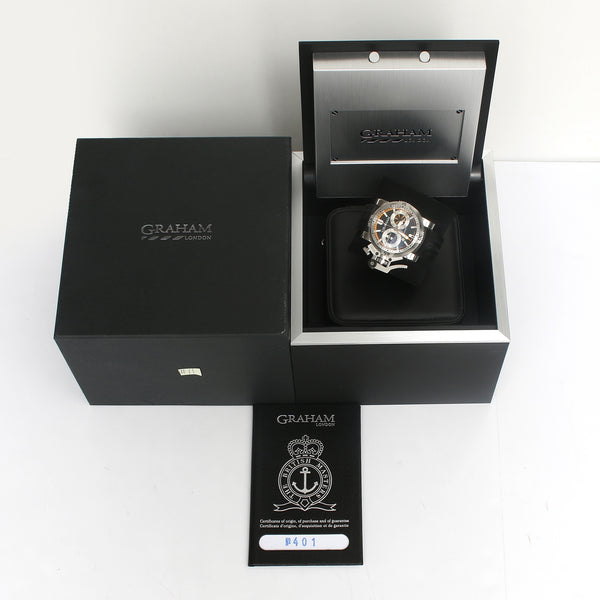 Graham Turbo Diver Chronograph Stainless Steel Men's Watch 2OVES.B15A