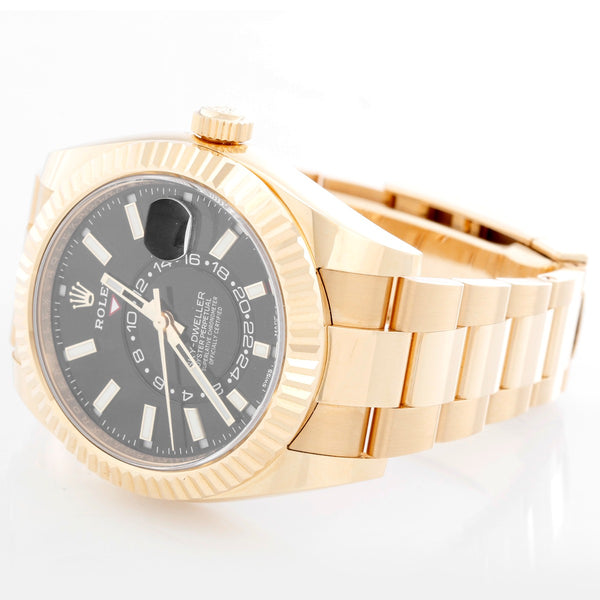 Rolex Sky-Dweller Men's 18k Yellow Gold Annual Calendar GMT Watch 326938