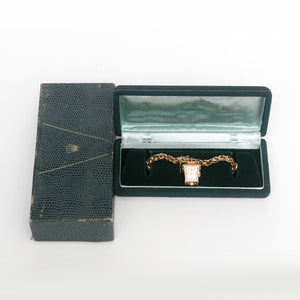 Rolex Lantern Charm Bracelet Watch Circa 1950's