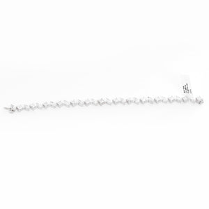 Stunning 18K White gold Tennis Bracelet 13.39 cts.