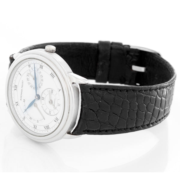 Audemars Piguet Jules Audemars Men's Platinum Dual Time Watch 25685PT