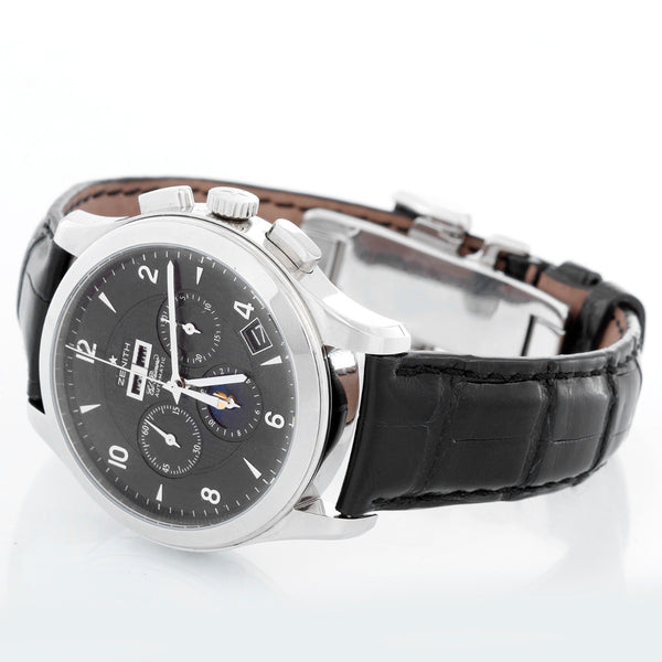 Zenith Class T Moonphase Men's Stainless Steel Watch 03.0510.4100