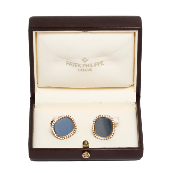 Patek Philippe & Co Gold Ellipse Cufflinks