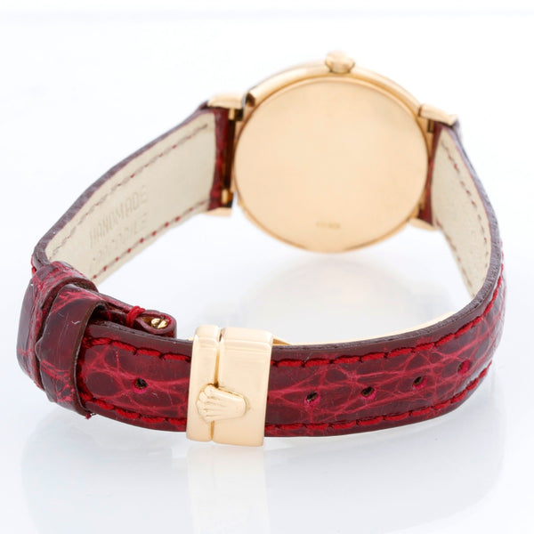 Rolex Cellini Ladies 18k Yellow Gold Watch 13767