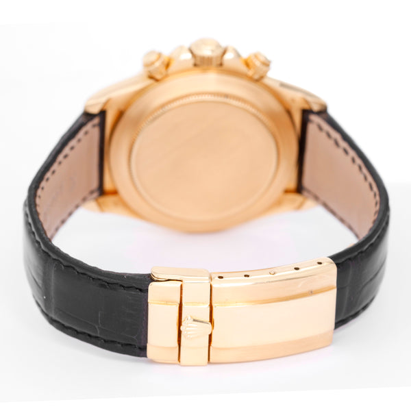 Rolex Cosmograph Daytona Men's 18k Yellow Gold Watch Arabic Numerals 16518