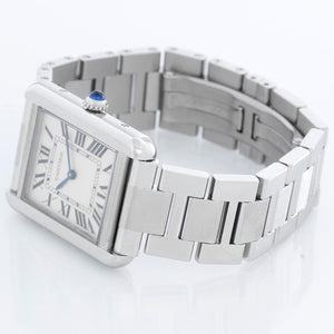 Cartier Tank Solo Stainless Steel Ladies Watch W5200013 3170