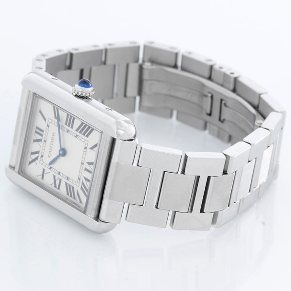 Cartier Tank Solo Stainless Steel Ladies Watch W5200013 3170