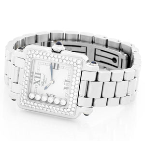 Chopard Happy Sport 6-Floating Diamonds Stainless Steel 27/8358-23