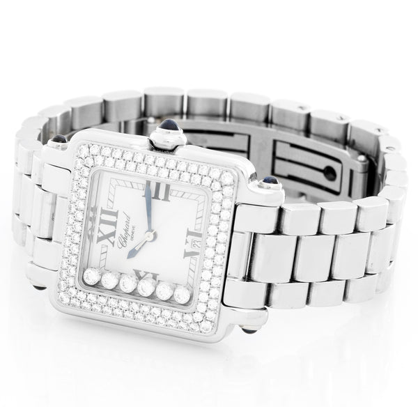 Chopard Happy Sport 6-Floating Diamonds Stainless Steel 27/8358-23