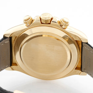 Rolex 18k Yellow Gold Cosmograph Daytona Men's Watch 116518