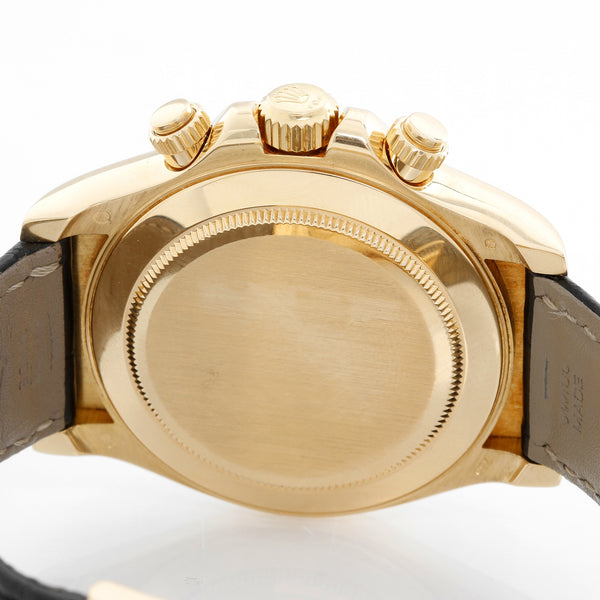Rolex 18k Yellow Gold Cosmograph Daytona Men's Watch 116518