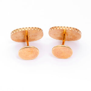 Patek Philippe & Co Gold Ellipse Cufflinks