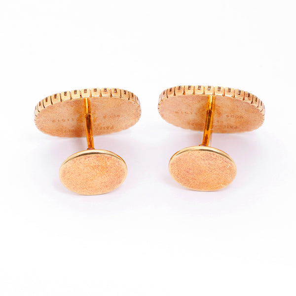 Patek Philippe & Co Gold Ellipse Cufflinks