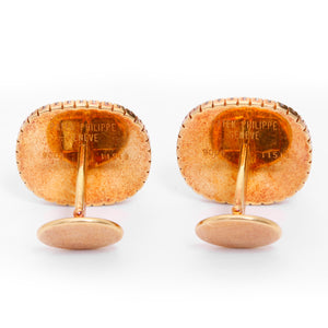 Patek Philippe & Co Gold Ellipse Cufflinks