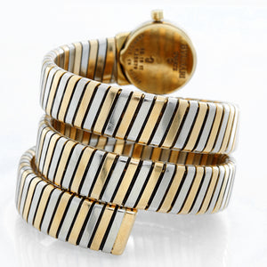 Bulgari Tubogas Ladies Two Tone Bvlgari Watch BB191T