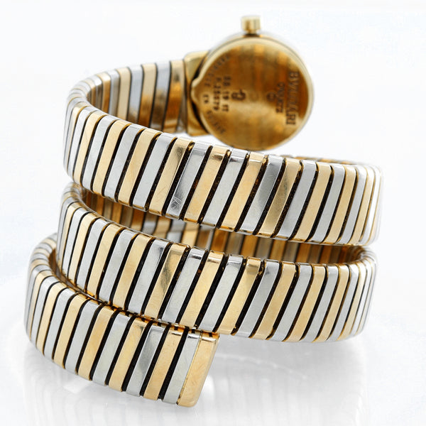 Bulgari Tubogas Ladies Two Tone Bvlgari Watch BB191T