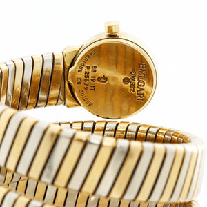 Bulgari Tubogas Ladies Two Tone Bvlgari Watch BB191T