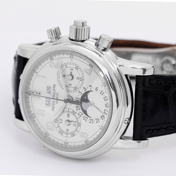 Patek Philippe Platinum Chronograph Perpetual Calendar Ref 5004 P