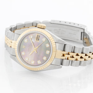 Ladies 2-Tone Steel & 18k Rolex Datejust Watch 79173